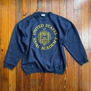 Vintage 80s/90s Velva Sheen United States Naval Academy college sweatshirt